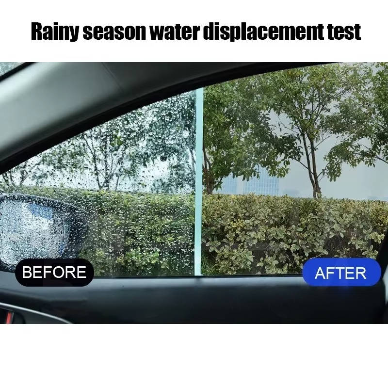 Wasserabweisende Windschutzscheibe mit hydrophober Glasbeschichtung