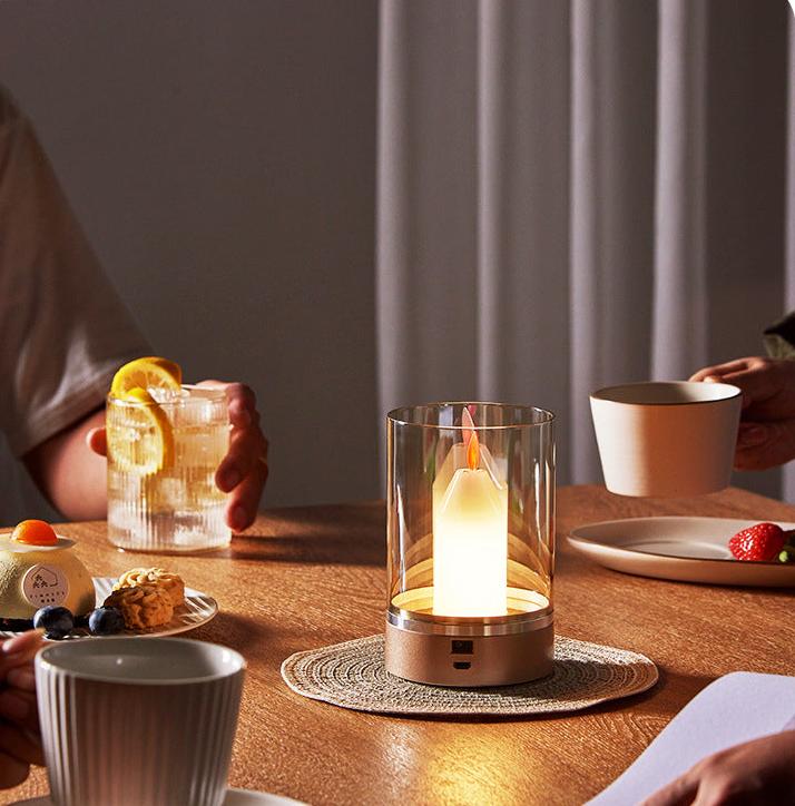 Drahtlose LED Mini Lampe – Stimmungslicht für Party, Abendessen und Dekoration | Karnz
