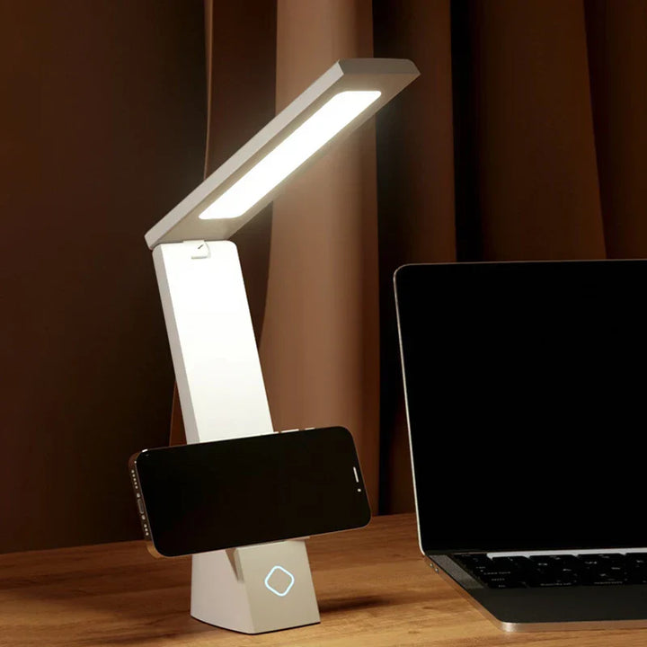 Dimmbar LED Schreibtischlampe mit flexiblem Arm – Moderne USB-Tischleuchte fürs Büro | Karnz