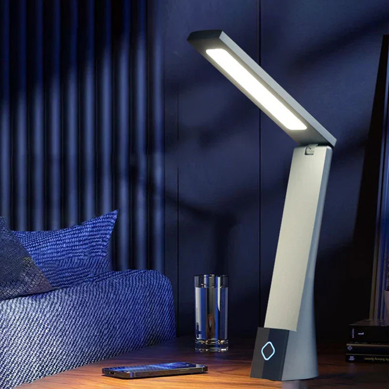 Dimmbar LED Schreibtischlampe mit flexiblem Arm – Moderne USB-Tischleuchte fürs Büro | Karnz