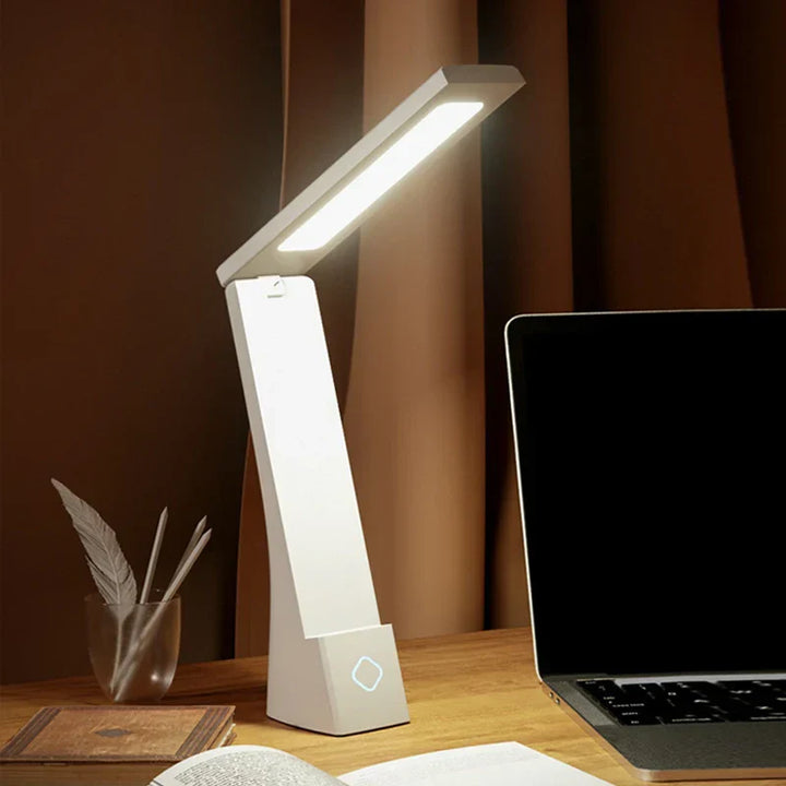 Dimmbar LED Schreibtischlampe mit flexiblem Arm – Moderne USB-Tischleuchte fürs Büro | Karnz