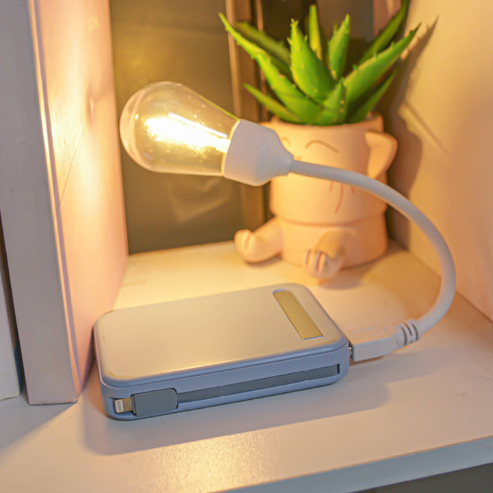 USB LED Rotierende Nachtlampe – Flexibles Leselicht für unterwegs | Karnz
