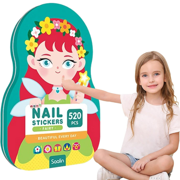 Kids Nagelkunst Aufkleber | Spaßige & Einfache Designs | Karnz