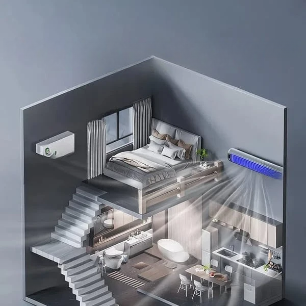 Leistungsstarker tragbarer Ventilator für den Innen- und Außenbereich | Karnz