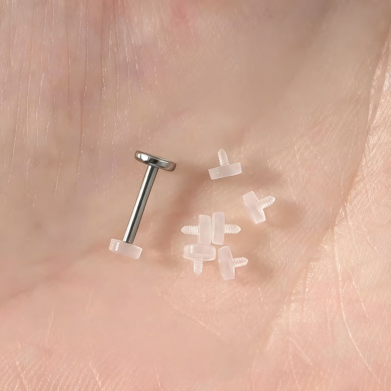 Titan-Piercingstab mit Innengewinde