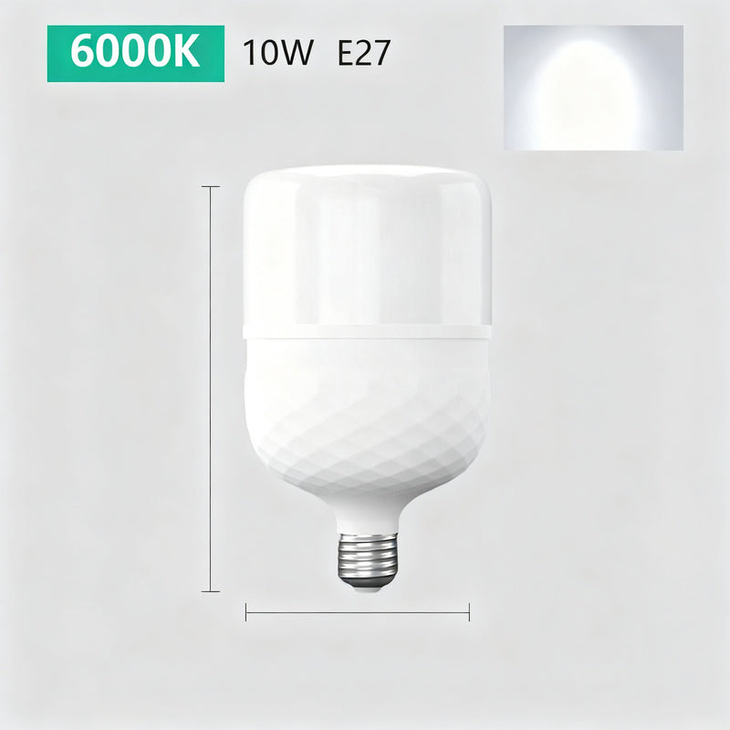 LED-Glühbirne E27, energiesparend, Weiß