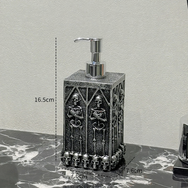 Totenkopf-Seifenspender mit Pumpverschluss