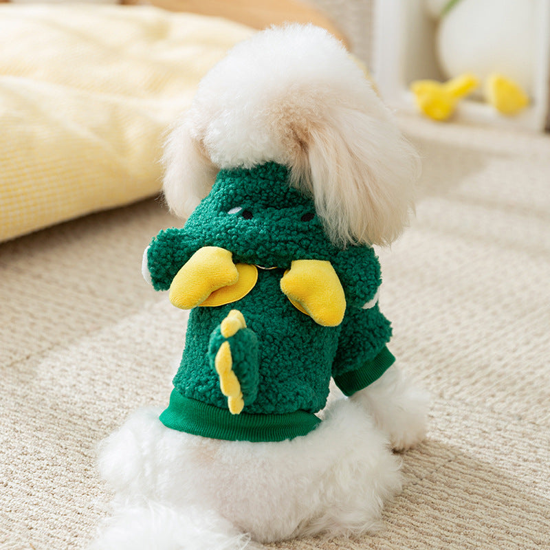 Hundepullover mit Kapuze, Fleece