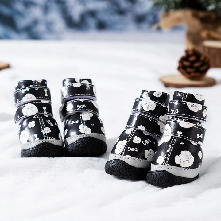 Hundeschuhe mit Fleecefutter, rutschfest