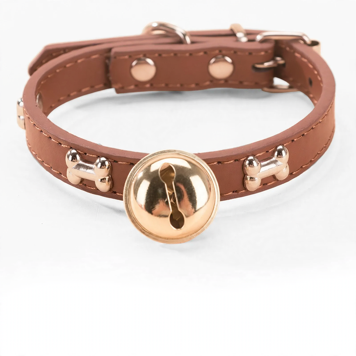 Verstärktes Halsband mit Nackenschutz für große Hunde