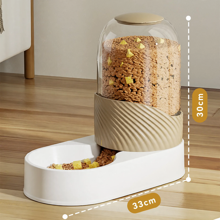 Automatische Futter- und Trinkanlage für Haustiere