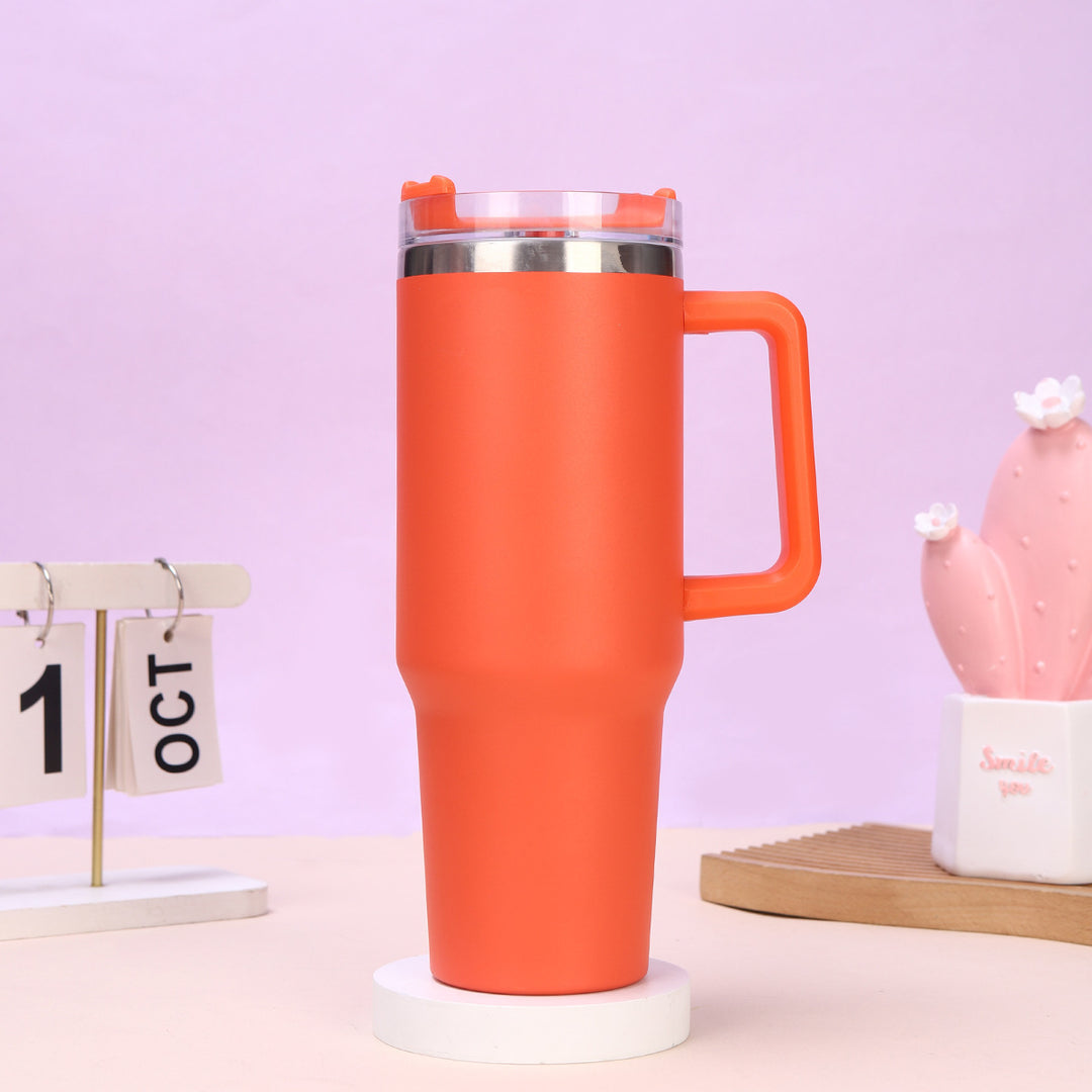 Isolierbecher 40oz mit Strohhalm und Henkel