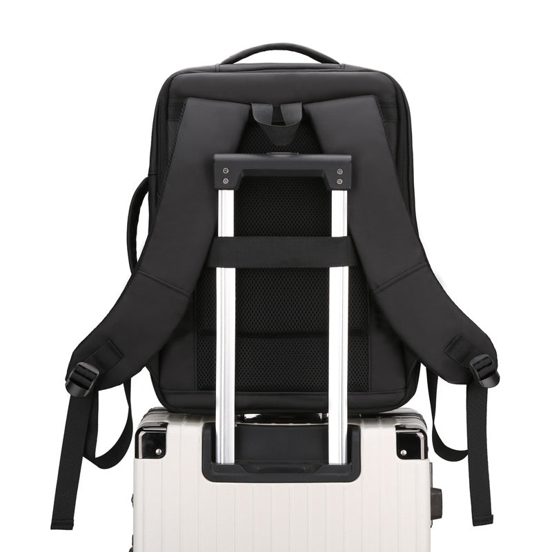 Erweiterbare Business-Rucksack mit USB-Ladung, 20-35 L