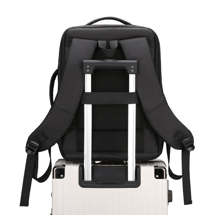 Erweiterbare Business-Rucksack mit USB-Ladung, 20-35 L