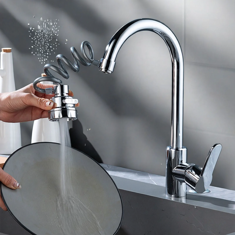 Ausziehbarer Wasserhahn-Aufsatz, 360° drehbar