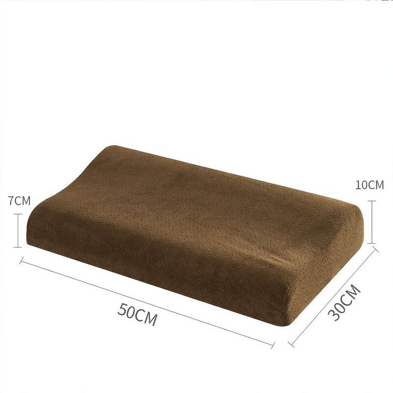 Nackenstützkissen aus Memory-Foam, Wellenform