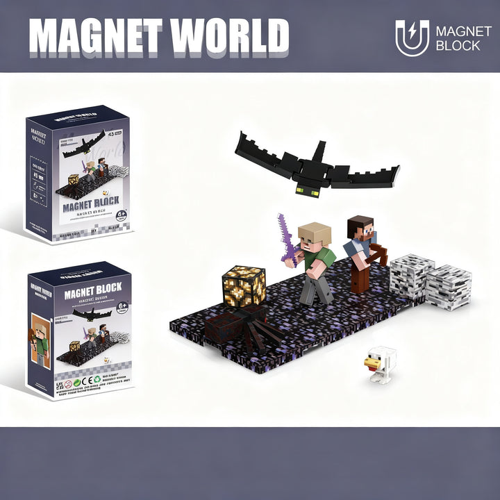 Magnetische Bausteine, Kunststoff, Kinderspielzeug
