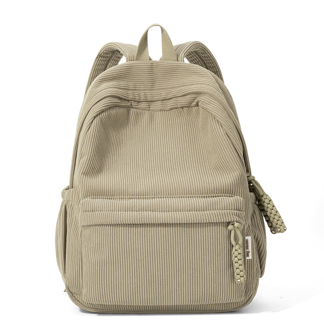 Großer Rucksack aus Cord, 40×29 cm