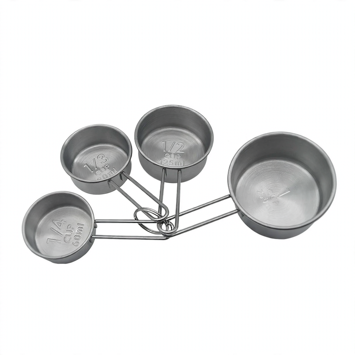 Edelstahl-Messlöffel-Set, 4-teilig