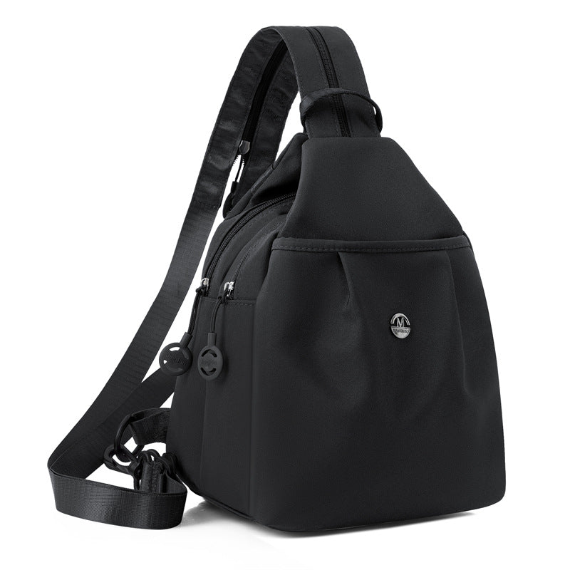 Kompakter Rucksack aus Oxford-Gewebe, vielseitig nutzbar