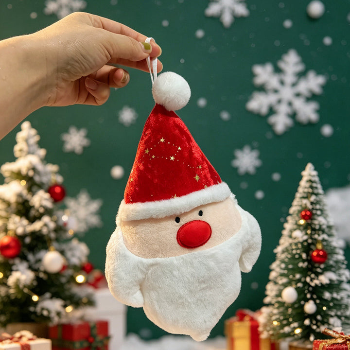Weihnachts-Plüschtiere und Dekokissen, verschiedene Motive