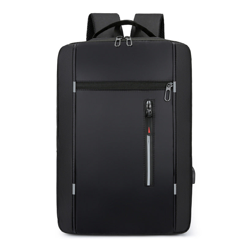 Geschäftsrucksack mit USB, 20–35 L, Oxfordstoff