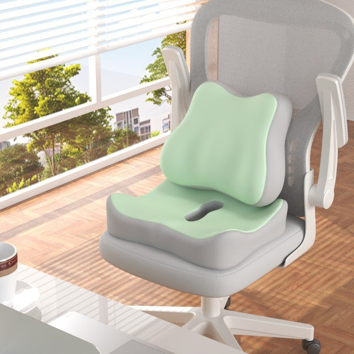 Sitzkissen mit Lendenstütze, Memory-Foam