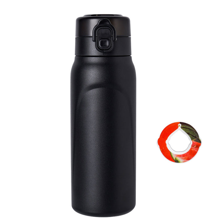 Isolierbecher 750 ml mit Strohhalm aus Edelstahl