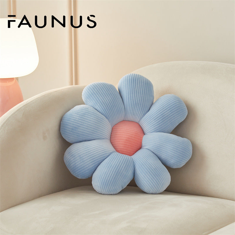 Sitzkissen mit Blumenmuster aus Polyester