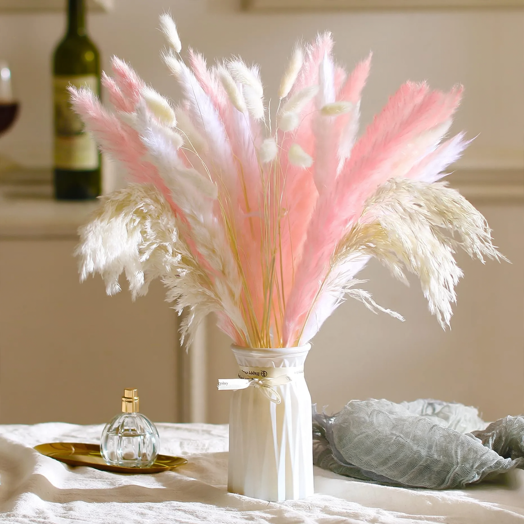 Trockenblumenbund, Pampas und Naturmaterialien