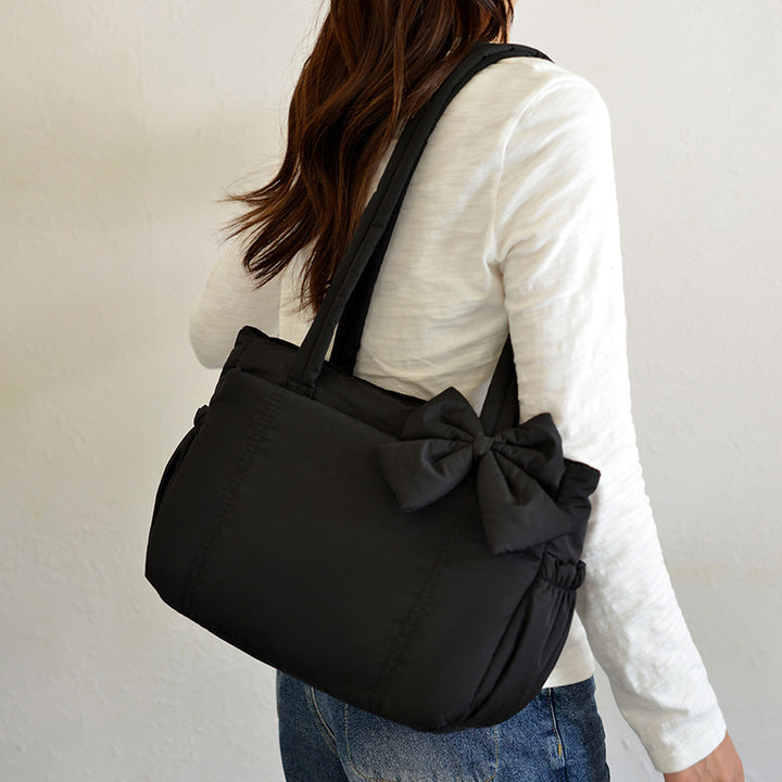 Schultertasche aus Baumwolle, Tote-Stil