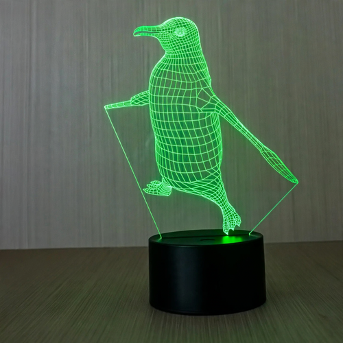 LED-Nachtlicht Pinguin mit Farbwechsel und Touchsteuerung