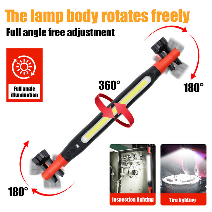 Magnetische LED-Inspektionsleuchte, 2000 mAh, aufladbar