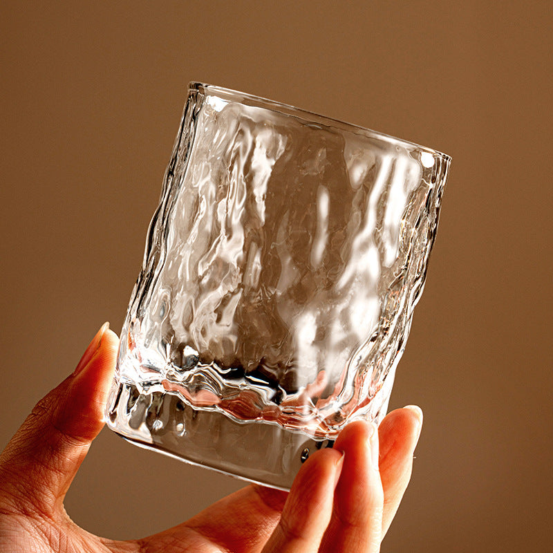 Glastassen, ca. 200 ml, mit Wellenmuster