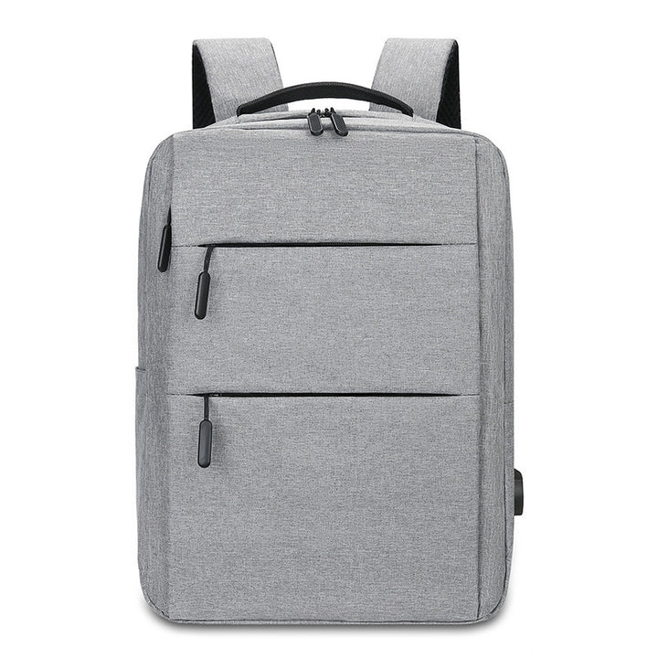 Erweiterbare Canvas-Rucksack mit USB, bis 20 L, 16 Zoll