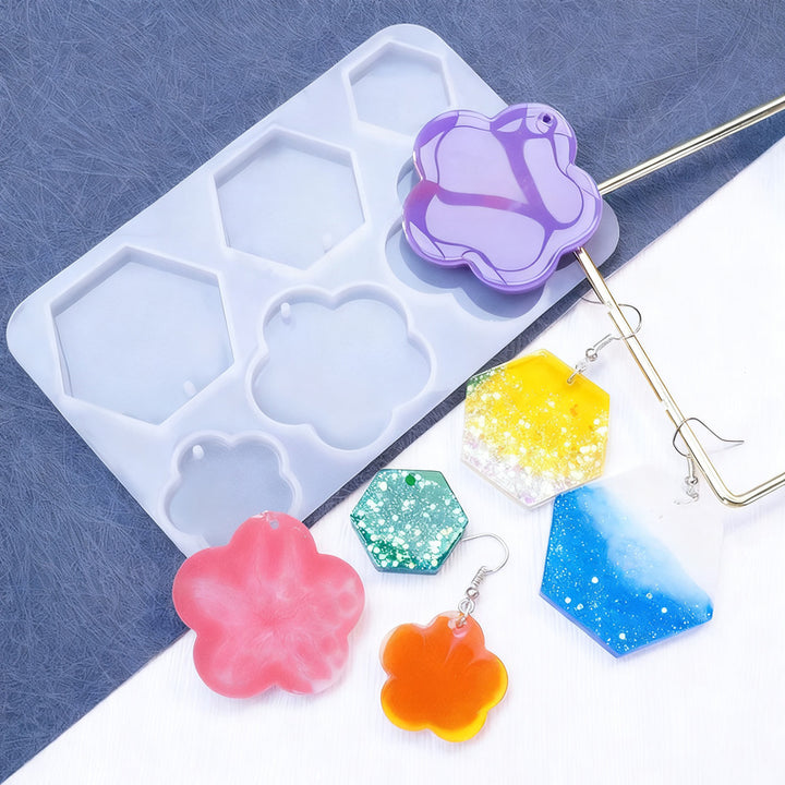 Silikonform für Schmuck und Kunstharz-Guss