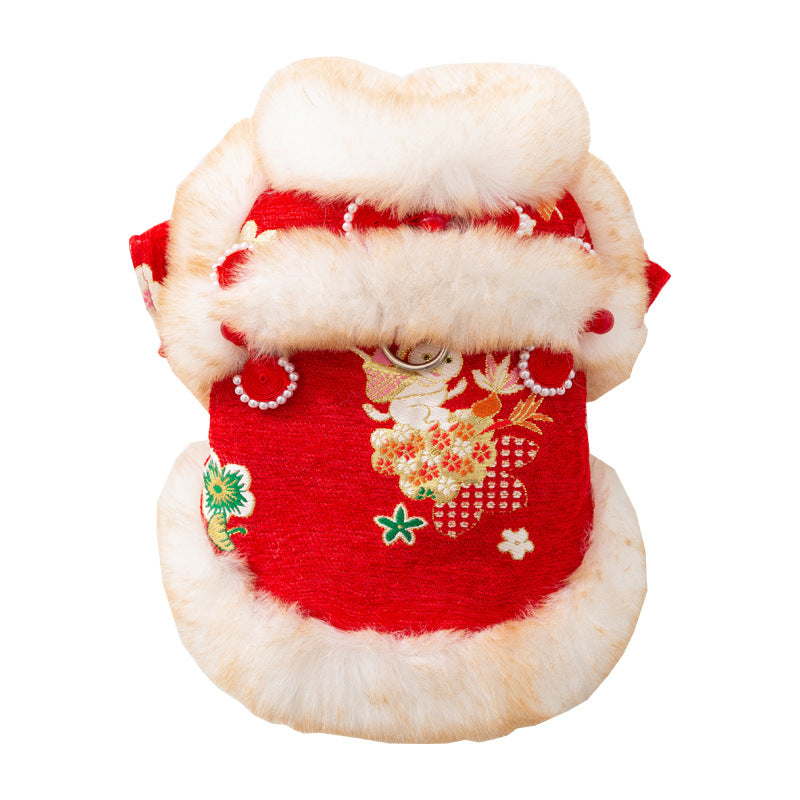 Chinesische Winterjacke für Katzen und Hunde