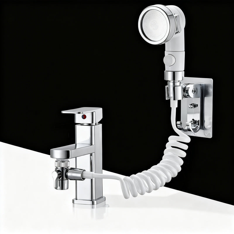 Wasserhahn-Aufsatz mit Duschkopf und Filterung