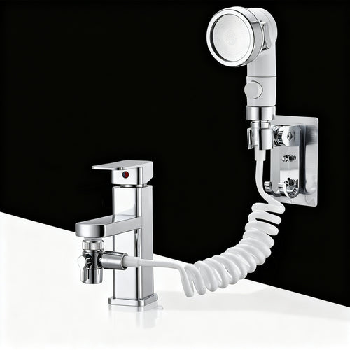Wasserhahn-Aufsatz mit Duschkopf und Filterung