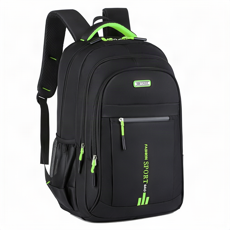 Großer Nylon-Rucksack, 36–55 L, wasserdicht und diebstahlsicher