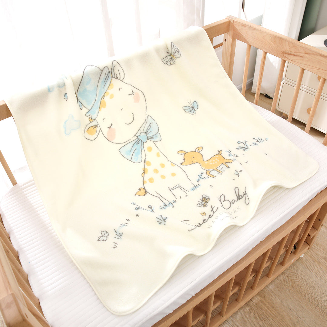 Babydecke aus Korallenfleece, 80×80 cm