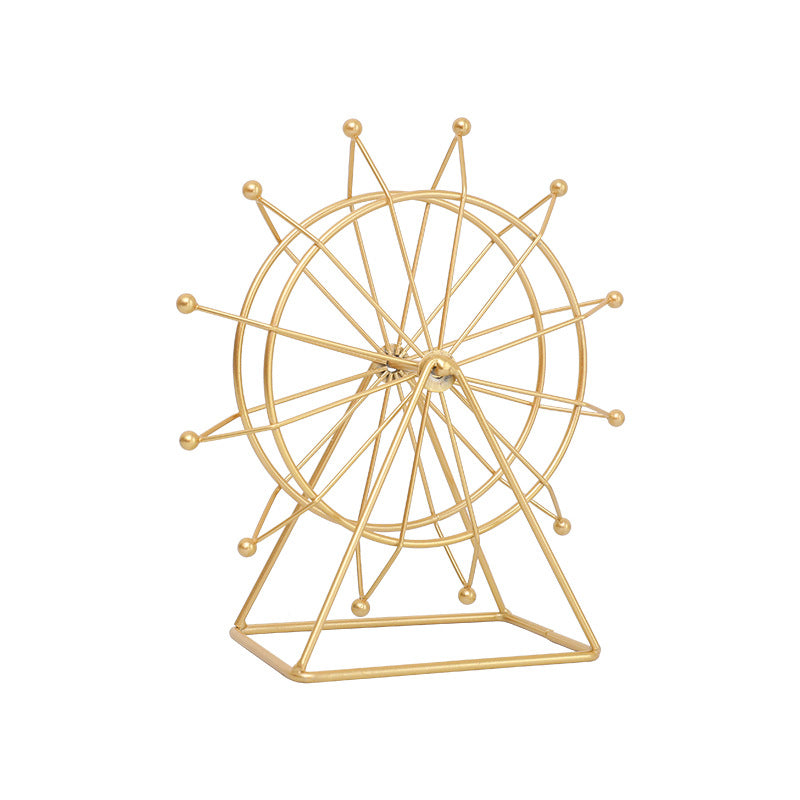 Drehbares Riesenrad-Modell, Eisen, europäischer Stil