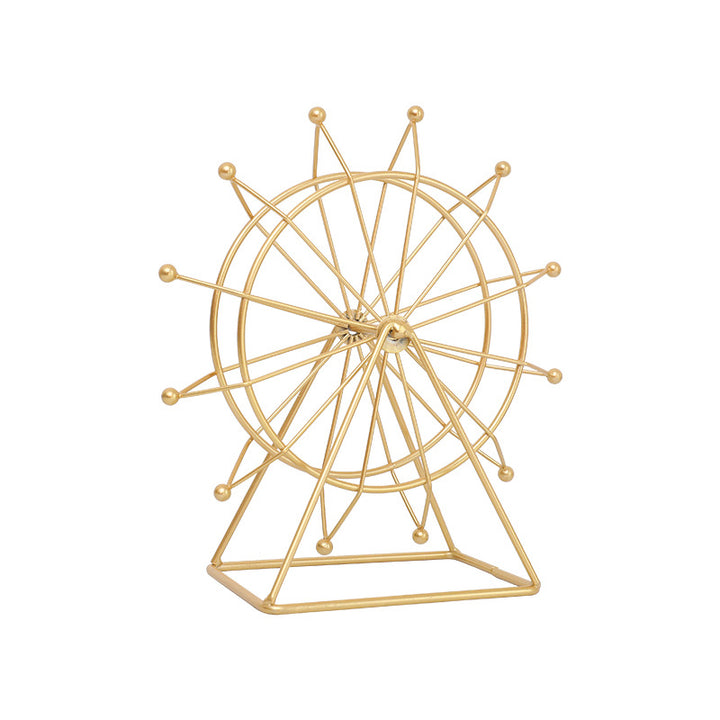 Drehbares Riesenrad-Modell, Eisen, europäischer Stil