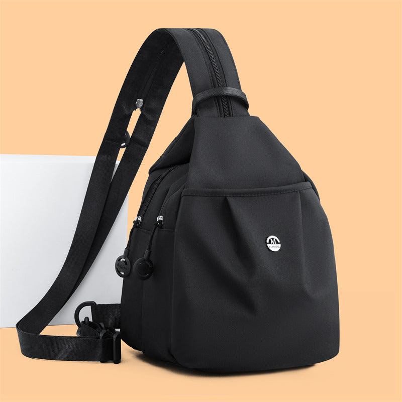 Kompakter Rucksack aus Oxford-Gewebe, vielseitig nutzbar