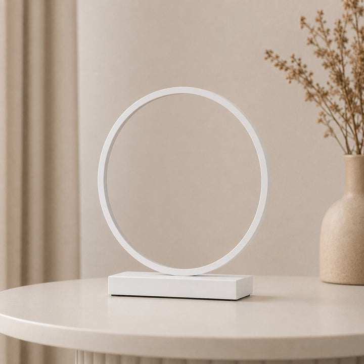 Ringlicht mit RGB-Farbwechsel, Aluminiumsockel