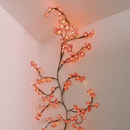 LED-Dekoleuchte mit Kirschblüten-Design