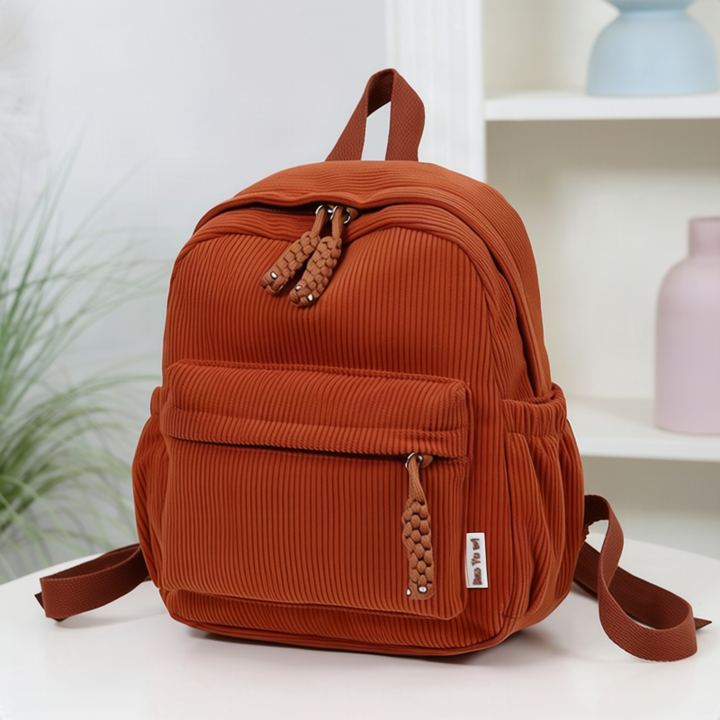 Cord-Rucksack, atmungsaktiv, Damen