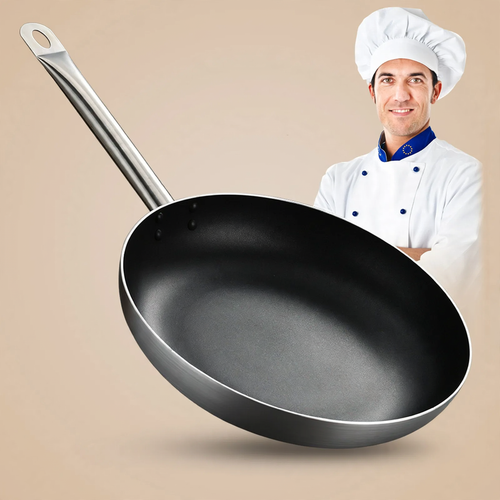 Bratpfanne, Titan-Aluminium, antihaftbeschichtet