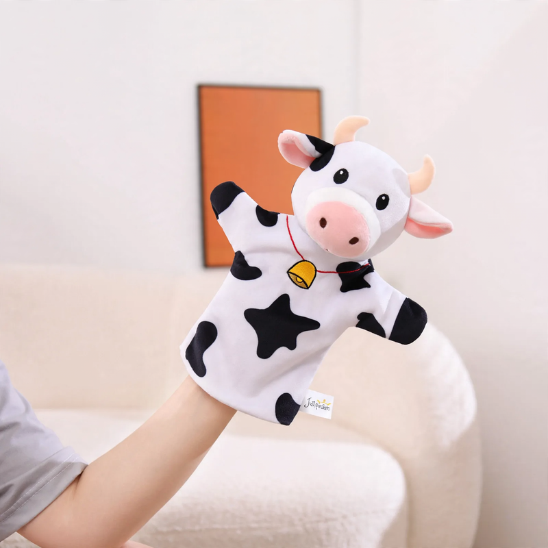 Tierische Handpuppe aus Plüsch