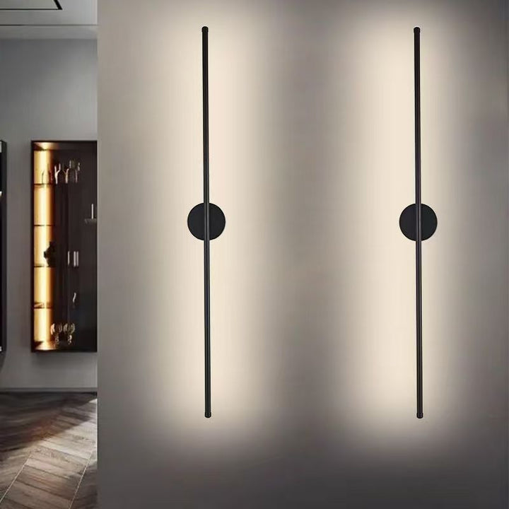 LED-Wandleuchte modern, Aluminium, Silikon